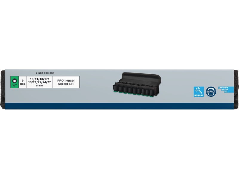 9-delni komplet Bosch PRO Impact Socket Set, 2608003038